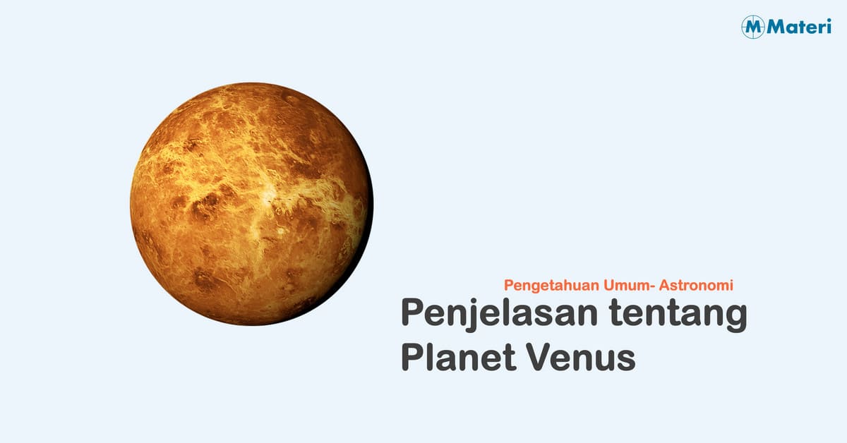 Penjelasan tentang Planet Venus