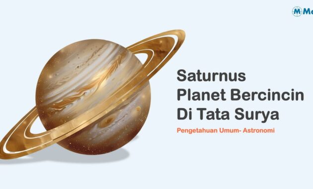 Saturnus – Planet Bercincin Di Tata Surya